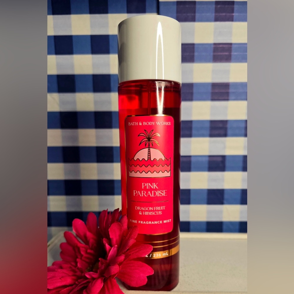 Bath & Body Works Pink Paradise Fine Fragrance Mist - Red